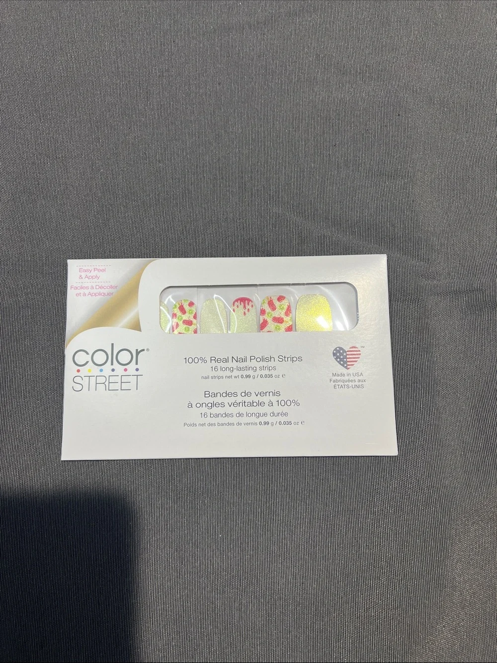 Color street nail polish strips.